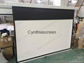 Motorized projection screen wigh remote control (178*178) 2