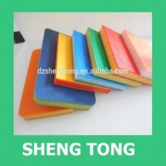 Prices of three colored ABA high density polyethylene plastic sheet (HDPE)