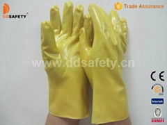 Yellow PVC glove-DPV103