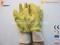 Cotton with yellow latex glove-DCL410