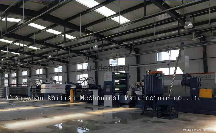 Flat/Round yarn Extruding line for woven bag 5