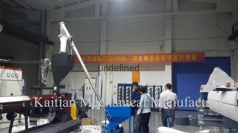 Flat/Round yarn Extruding line for woven bag 4