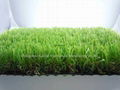 Plastic extruding artificial grass