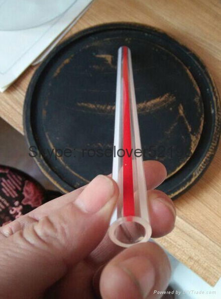 Red line tubular glass tube 5