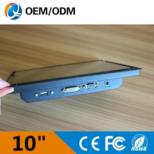 10 inch AV/HDMI/VGA/USB Mini Open Frame LCD Monitor 3