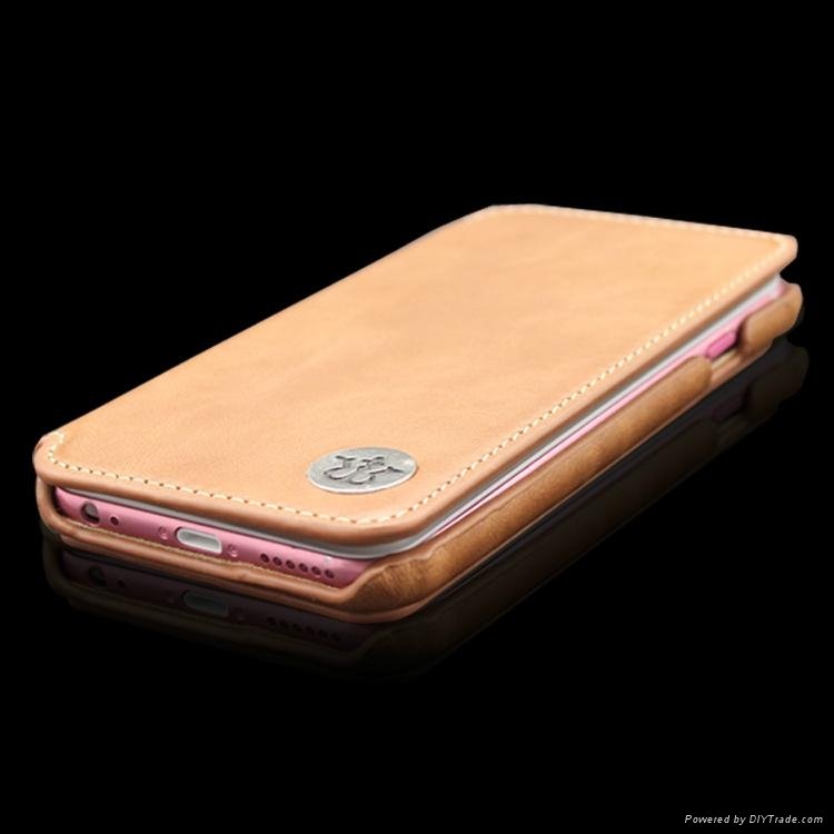 Genuine laether phone case for iphone 6