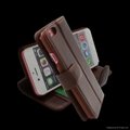 genuine leather flip cover for iphone 6s /6 plus 2