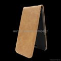 good quality top grain real leather for iphone 6 case 4