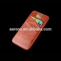 pouch top grain leather cell phone pouch for iphone 6 4.7inch 2