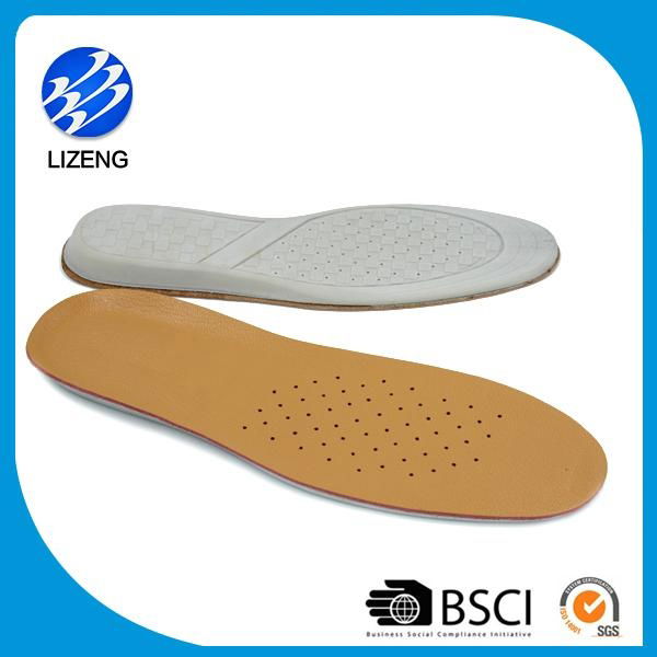 factory direct price soft leather latex insole 4