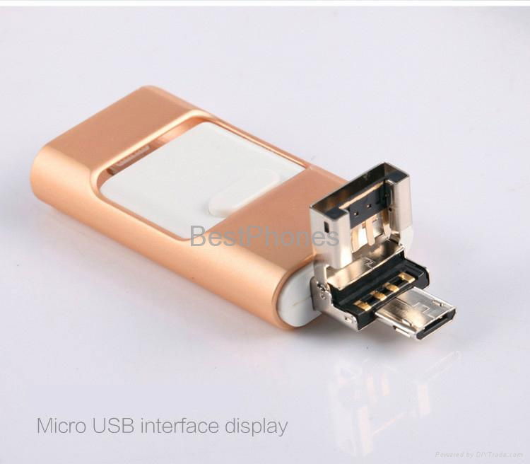 new product 2016 8GB 16GB 32GB 64GB 128GB OTG flash drive for iphone and android