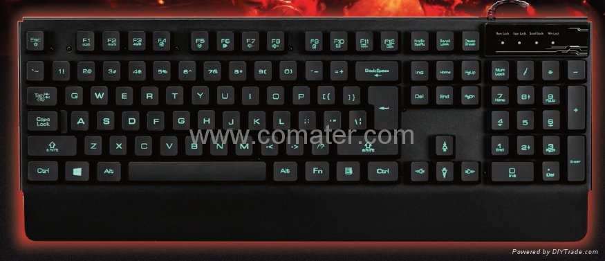 2015 latest Mechanical Gaming keyboard with  LED backlit