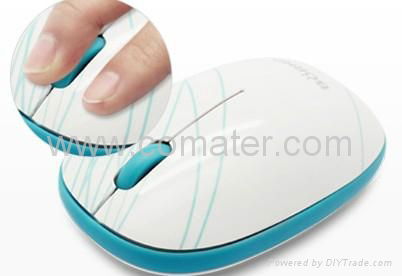 Fashion female! 2.4GHz optical mouse Q7 wireless mice 