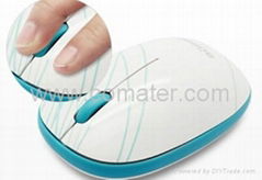 Fashion female! 2.4GHz optical mouse Q7 wireless mice 