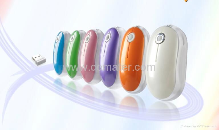 Rainbow mouse 2.4GHz wireless optical mice for computer