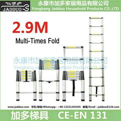 2.9m Single Telescopic ladder