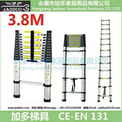 3.8m Single Telescopic ladder 