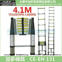 4.1m Single Telescopic ladder