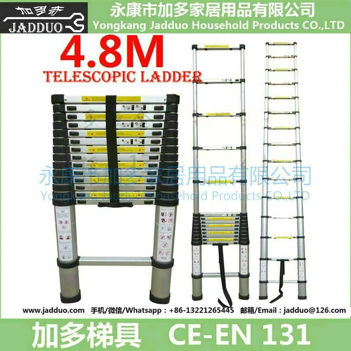 4.8m Single Telescopic ladder 