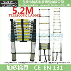 5.2m Single Telescopic ladder 