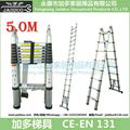 2 in 1 telescopic ladder 5.0m