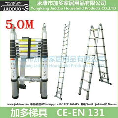 2 in 1 telescopic ladder 5.0m