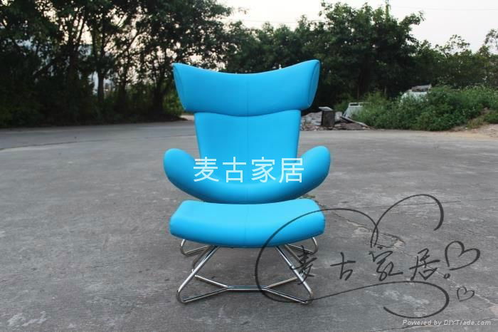  Imola chair 老闆休閑椅帶腳踏 經理白領時尚傢具 北歐 3