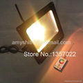 RF remote control DMX RGB LED flood light 100W/50W 3