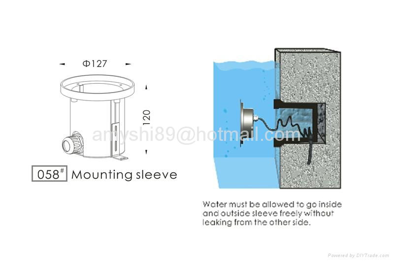 underwater led swimming pool light IP68 3