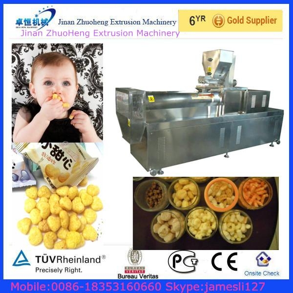 Automatic Stainless Steel Puffed Corn Snacks Making Machine zh65/70