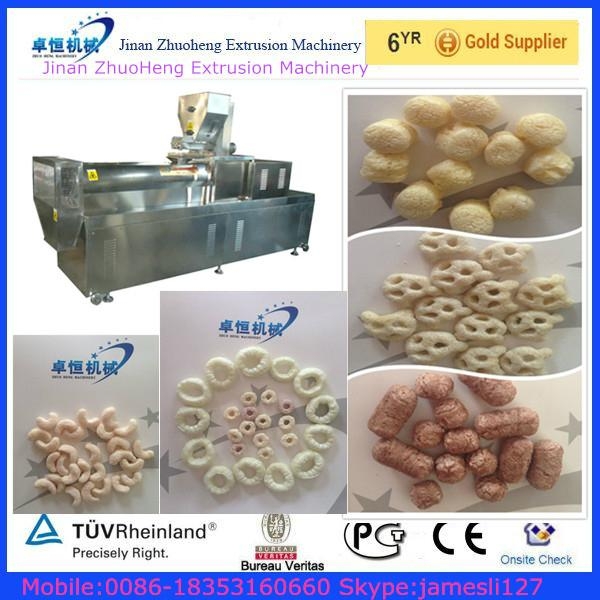 Automatic Stainless Steel Puffed Corn Snacks Making Machine zh65/70