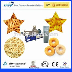 hot sale corn snacks/puffed food making machine