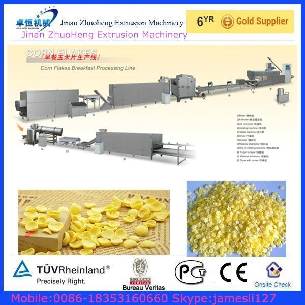 Corn Flakes Breakfast Cereal Making Machine/corn Flakes Production Line 3