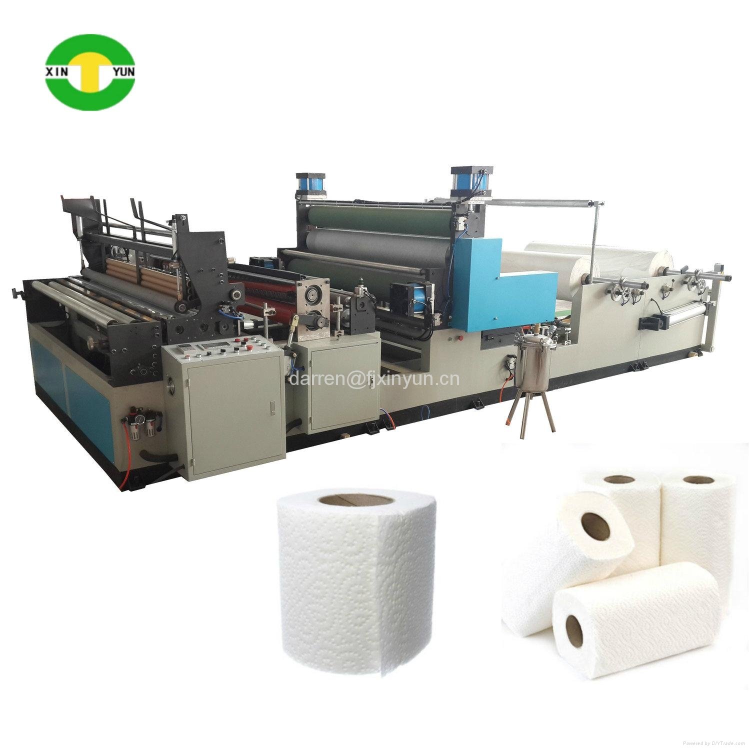 1575mm automatic rewinding tissue kitchen towel paper roll making machine