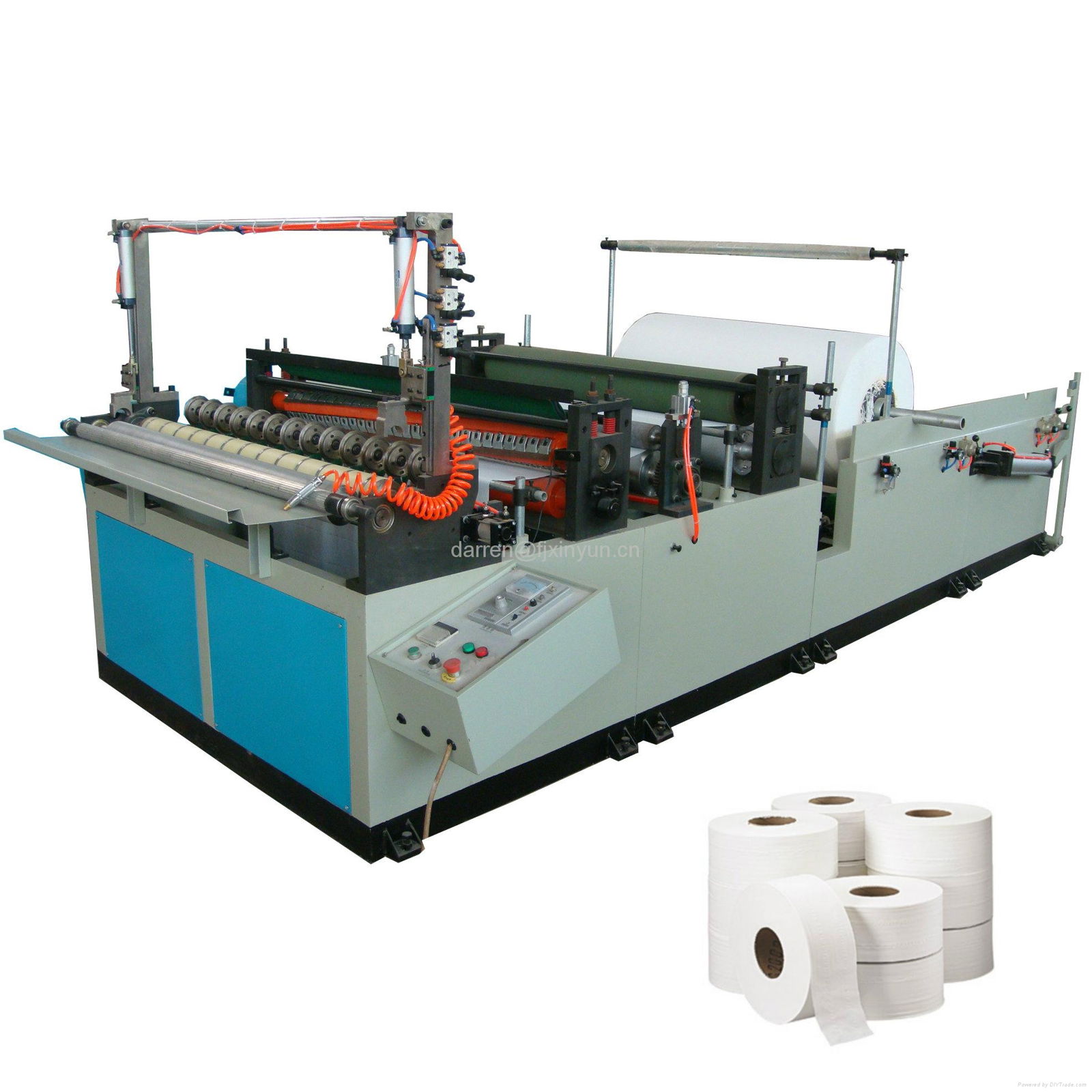 High speed automatic jumbo roll toilet paper making machine