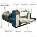 Full automatic V folding hand towel paper making machine 4