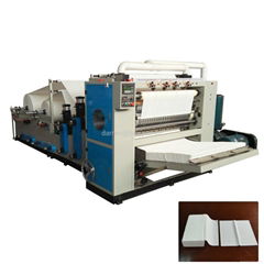 Full automatic V folding hand towel paper making machine