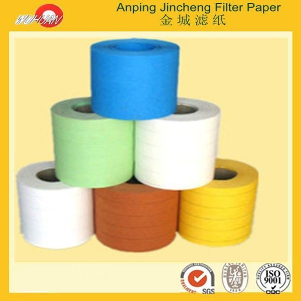 plain version blue oil filter paper  4