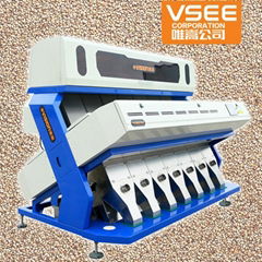 Hot sell High output 448 Channels VISION Sesame seeds color separator machine