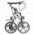 批發一秒折疊自行車16寸  鋁合金單速 2