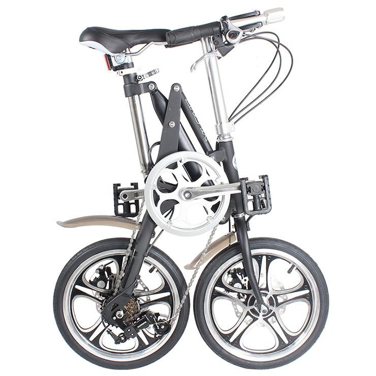 批發一秒折疊自行車YZBS-7-16 5