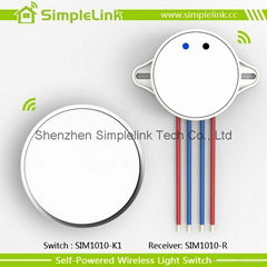 Self-powered wireless wall switch,remote