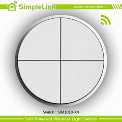 Low voltage waterproof wall light switch for home automation