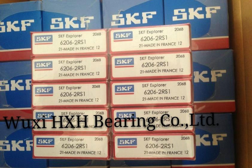 SKF 6206-2rs1 deep groove ball bearing ABEC-5 GCr15 5