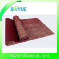 Eco Friendly Natural Rubber Jute Yoga Mat 3