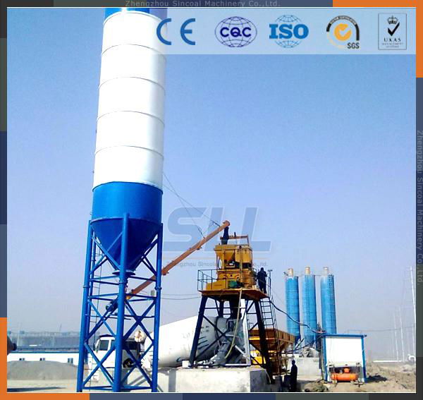 Concrete mixing batching plant in China 2