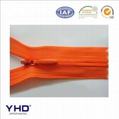 3# lace tape invisible nylon zipper