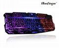 Three Adjustable Color Backlit Keyboard with Cool Crack Pattern 4