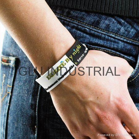 rfid tag Disposable Fabric rfid bracelet music festival ticket 3