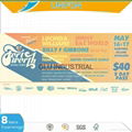 Paper Printing Music Festival Ticket